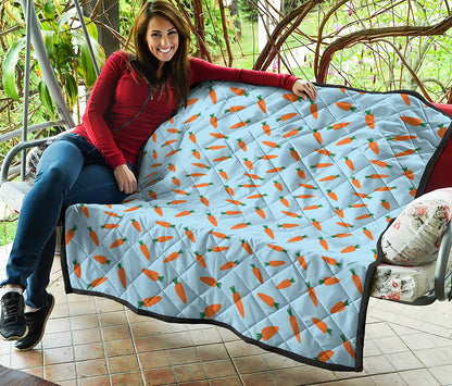 Little Carrot Pattern Print Quilt