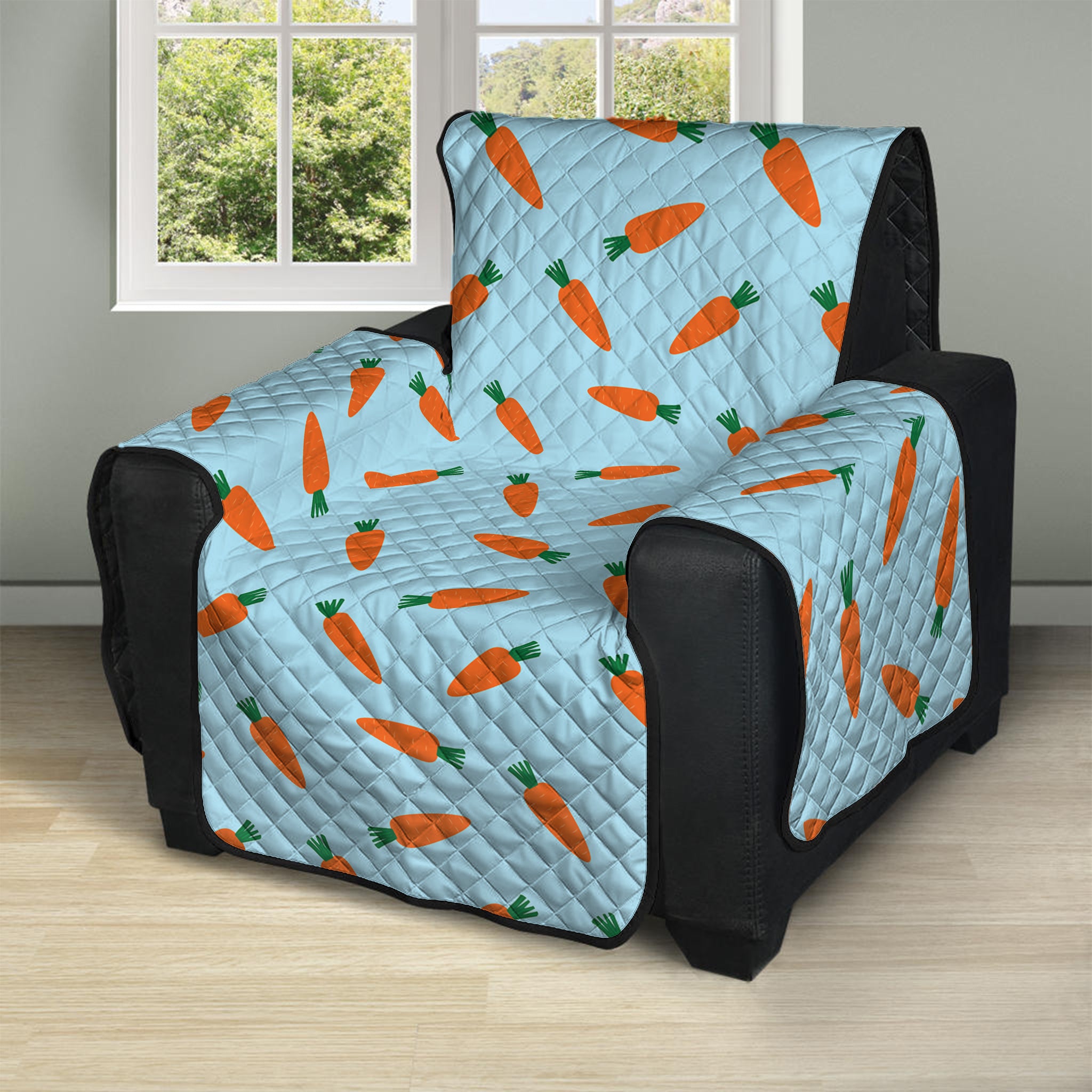 Little Carrot Pattern Print Recliner Protector