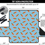 Little Carrot Pattern Print Sofa Protector