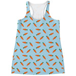 Little Carrot Pattern Print Women's Racerback Tank Top