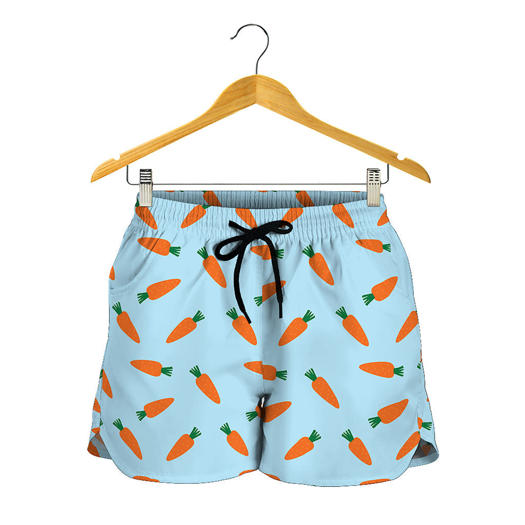 Little Carrot Pattern Print Women's Shorts