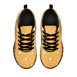 Little Corgi Pattern Print Black Sneakers