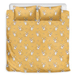 Little Corgi Pattern Print Duvet Cover Bedding Set