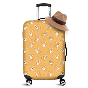 Little Corgi Pattern Print Luggage Cover