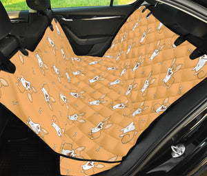 Little Corgi Pattern Print Pet Car Back Seat Cover