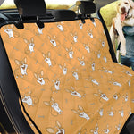 Little Corgi Pattern Print Pet Car Back Seat Cover