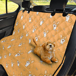 Little Corgi Pattern Print Pet Car Back Seat Cover