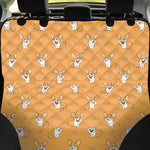 Little Corgi Pattern Print Pet Car Back Seat Cover