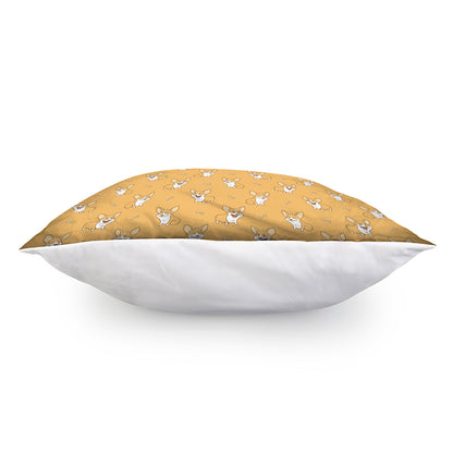 Little Corgi Pattern Print Pillow Cover