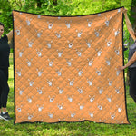 Little Corgi Pattern Print Quilt