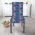 Little Cute Mermaid Pattern Print Dining Chair Slipcover