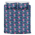 Little Cute Mermaid Pattern Print Duvet Cover Bedding Set