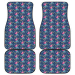 Little Cute Mermaid Pattern Print Front and Back Car Floor Mats