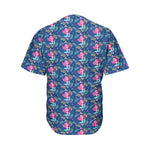 Little Cute Mermaid Pattern Print Men's Baseball Jersey