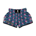 Little Cute Mermaid Pattern Print Muay Thai Boxing Shorts