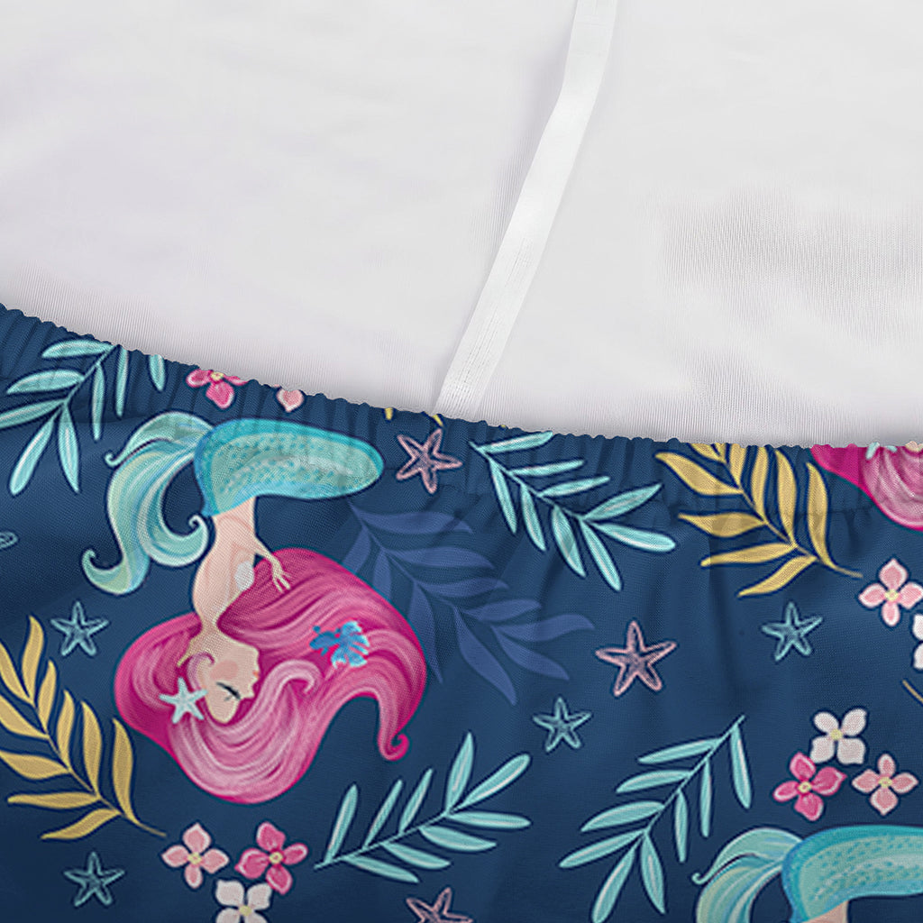 Little Cute Mermaid Pattern Print Sofa Cover