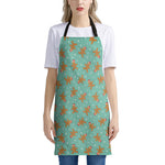 Little Gingerbread Man Pattern Print Apron