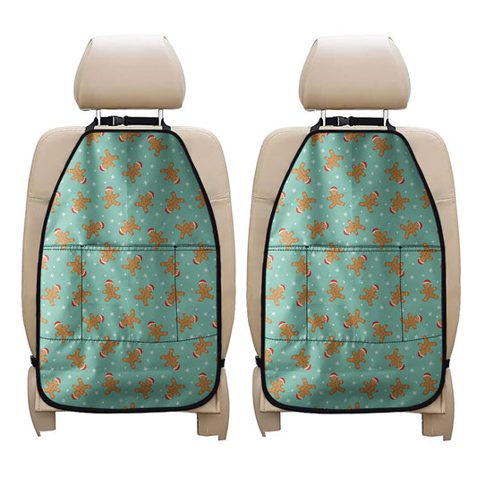 Little Gingerbread Man Pattern Print Car Seat Organizers