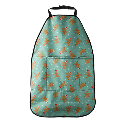 Little Gingerbread Man Pattern Print Car Seat Organizers