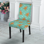 Little Gingerbread Man Pattern Print Dining Chair Slipcover