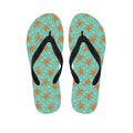 Little Gingerbread Man Pattern Print Flip Flops