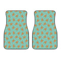 Little Gingerbread Man Pattern Print Front Car Floor Mats
