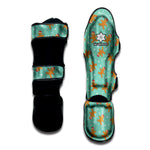 Little Gingerbread Man Pattern Print Muay Thai Shin Guard