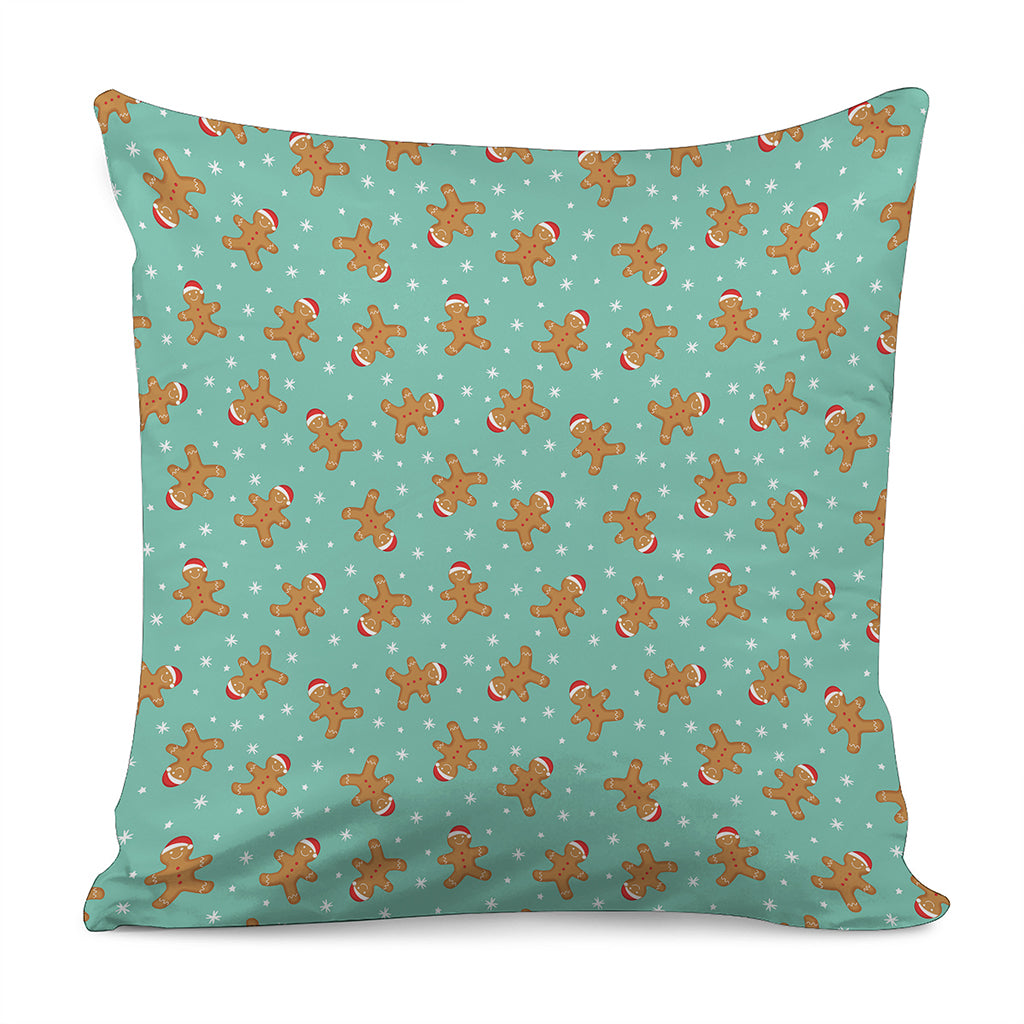 Little Gingerbread Man Pattern Print Pillow Cover