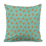 Little Gingerbread Man Pattern Print Pillow Cover
