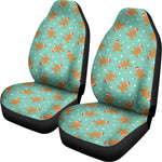 Little Gingerbread Man Pattern Print Universal Fit Car Seat Covers