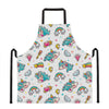 Little Girly Unicorn Pattern Print Apron