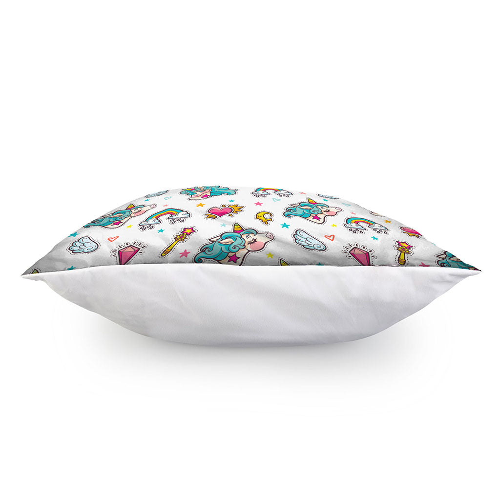 Little Girly Unicorn Pattern Print Pillow Cover