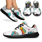 Little Girly Unicorn Pattern Print Sport Shoes GearFrost