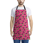 Little Green Alien UFO Print Apron