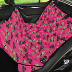 Little Green Alien UFO Print Pet Car Back Seat Cover