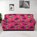 Little Green Alien UFO Print Sofa Cover