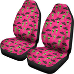 Little Green Alien UFO Print Universal Fit Car Seat Covers