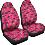 Little Green Alien UFO Print Universal Fit Car Seat Covers