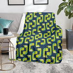 Little Green Dinosaur Pattern Print Blanket