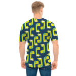 Little Green Dinosaur Pattern Print Men's T-Shirt