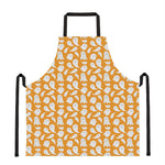 Little Halloween Ghost Pattern Print Apron