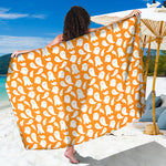 Little Halloween Ghost Pattern Print Beach Sarong Wrap