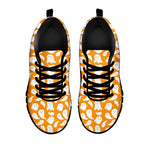 Little Halloween Ghost Pattern Print Black Sneakers