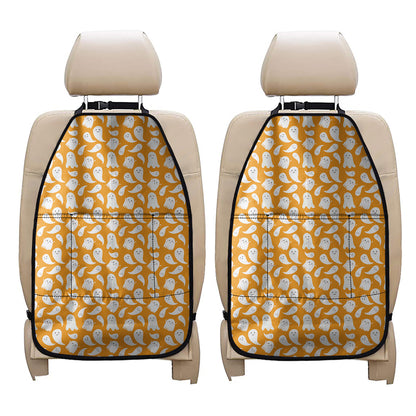 Little Halloween Ghost Pattern Print Car Seat Organizers