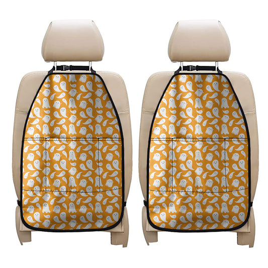 Little Halloween Ghost Pattern Print Car Seat Organizers