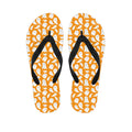 Little Halloween Ghost Pattern Print Flip Flops