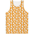Little Halloween Ghost Pattern Print Men's Tank Top