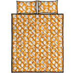 Little Halloween Ghost Pattern Print Quilt Bed Set