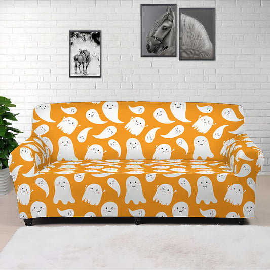Little Halloween Ghost Pattern Print Sofa Cover