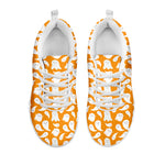 Little Halloween Ghost Pattern Print White Sneakers